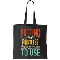 Funny Trivia Knowledge Brain Quiz Quiz Design Bag
