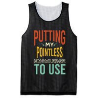 Funny Trivia Knowledge Brain Quiz Quiz Design Mesh Reversible Basketball Jersey Tank
