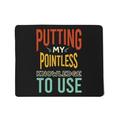 Funny Trivia Knowledge Brain Quiz Quiz Design Mousepad