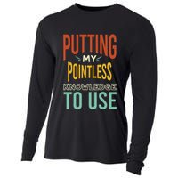 Funny Trivia Knowledge Brain Quiz Quiz Design Cooling Performance Long Sleeve Crew
