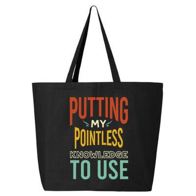 Funny Trivia Knowledge Brain Quiz Quiz Design 25L Jumbo Tote