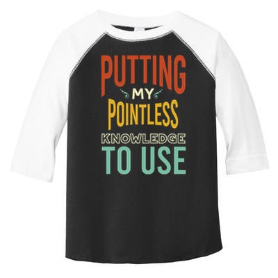 Funny Trivia Knowledge Brain Quiz Quiz Design Toddler Fine Jersey T-Shirt