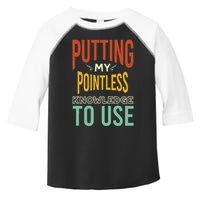 Funny Trivia Knowledge Brain Quiz Quiz Design Toddler Fine Jersey T-Shirt