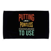 Funny Trivia Knowledge Brain Quiz Quiz Design Microfiber Hand Towel