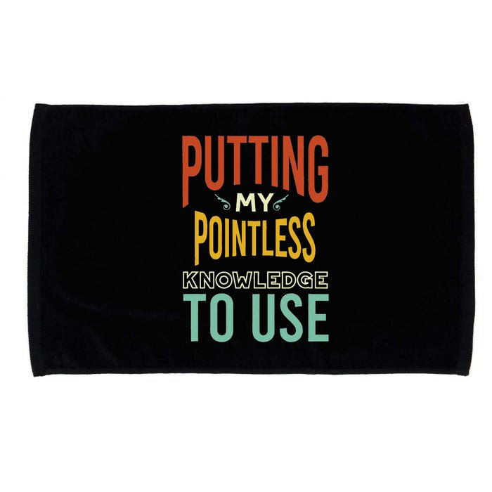 Funny Trivia Knowledge Brain Quiz Quiz Design Microfiber Hand Towel