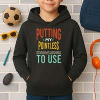 Funny Trivia Knowledge Brain Quiz Quiz Design Kids Hoodie
