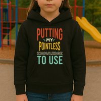 Funny Trivia Knowledge Brain Quiz Quiz Design Kids Hoodie