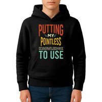 Funny Trivia Knowledge Brain Quiz Quiz Design Kids Hoodie