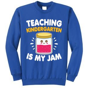 Funny Teaching Kindergarten Is My Jam For Teacher Funny Gift Sweatshirt