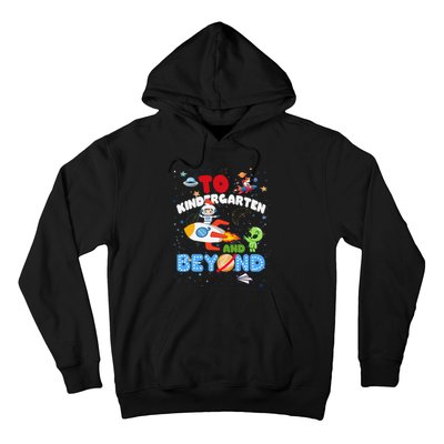 Funny To Kindergarten And Beyond Astronaut Back To School Hoodie