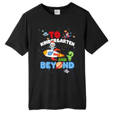 Funny To Kindergarten And Beyond Astronaut Back To School Tall Fusion ChromaSoft Performance T-Shirt