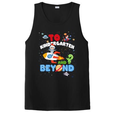 Funny To Kindergarten And Beyond Astronaut Back To School PosiCharge Competitor Tank