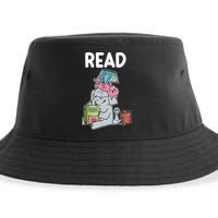 Funny Teacher Library Read Book Club Piggie Elephant Pigeons Sustainable Bucket Hat
