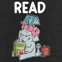 Funny Teacher Library Read Book Club Piggie Elephant Pigeons Adult Drive Performance Visor