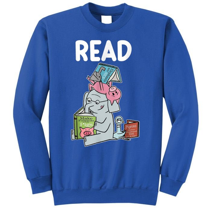 Funny Teacher Library Read Book Club Piggie Elephant Pigeons Sweatshirt