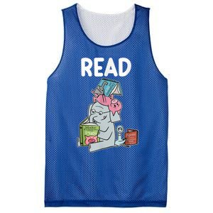 Funny Teacher Library Read Book Club Piggie Elephant Pigeons Mesh Reversible Basketball Jersey Tank