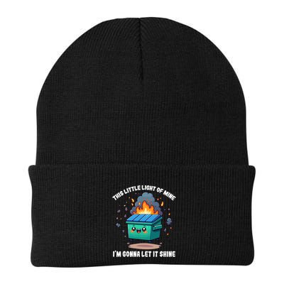 Funny This Little Lightof Mine Lil Dumpster Fire Beanie