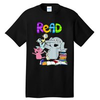 Funny Teacher Library Read Book Club Piggie Elephant Pigeons Tall T-Shirt