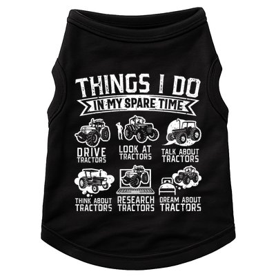 Funny Tractor Lover Funny Farmer Funny Farming Doggie Tank