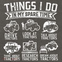 Funny Tractor Lover Funny Farmer Funny Farming Cotton Canvas Backpack