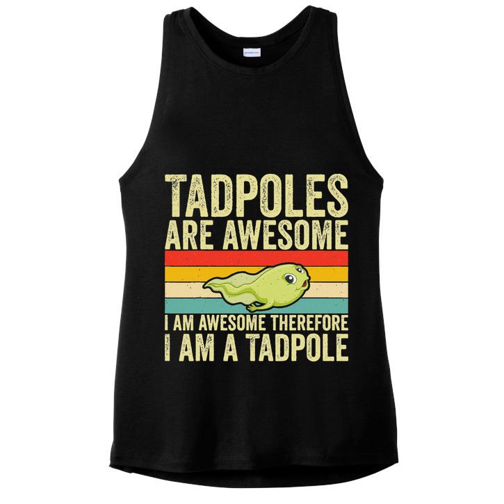 Frog Tadpole Lovers Ladies PosiCharge Tri-Blend Wicking Tank