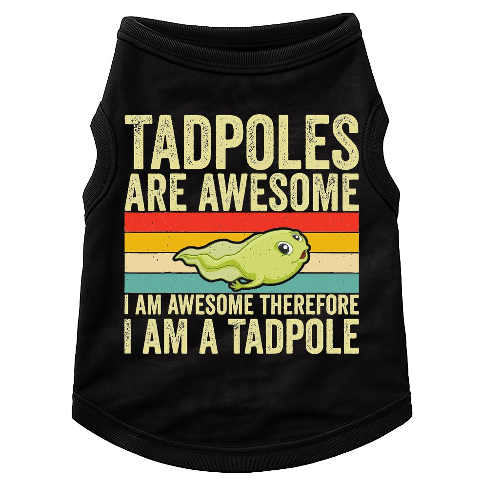 Frog Tadpole Lovers Doggie Tank