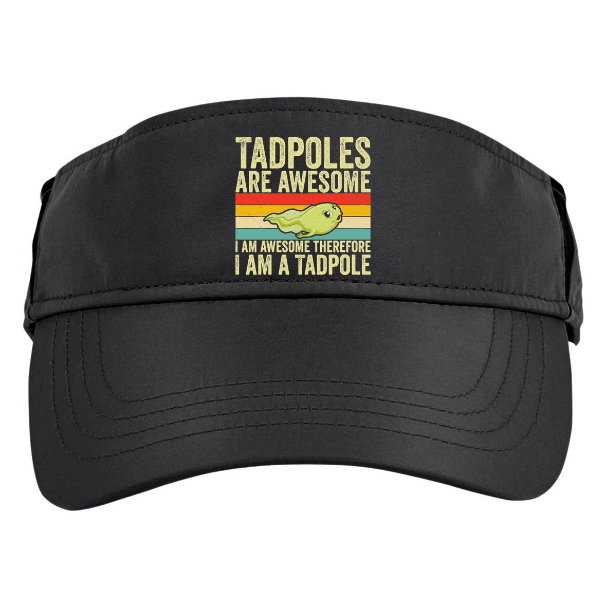 Frog Tadpole Lovers Adult Drive Performance Visor