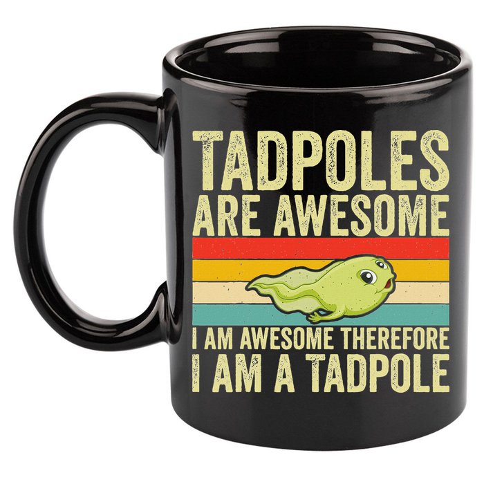 Frog Tadpole Lovers 11oz C Handle Ceramic Mug