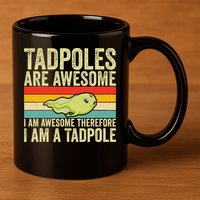 Frog Tadpole Lovers 11oz C Handle Ceramic Mug