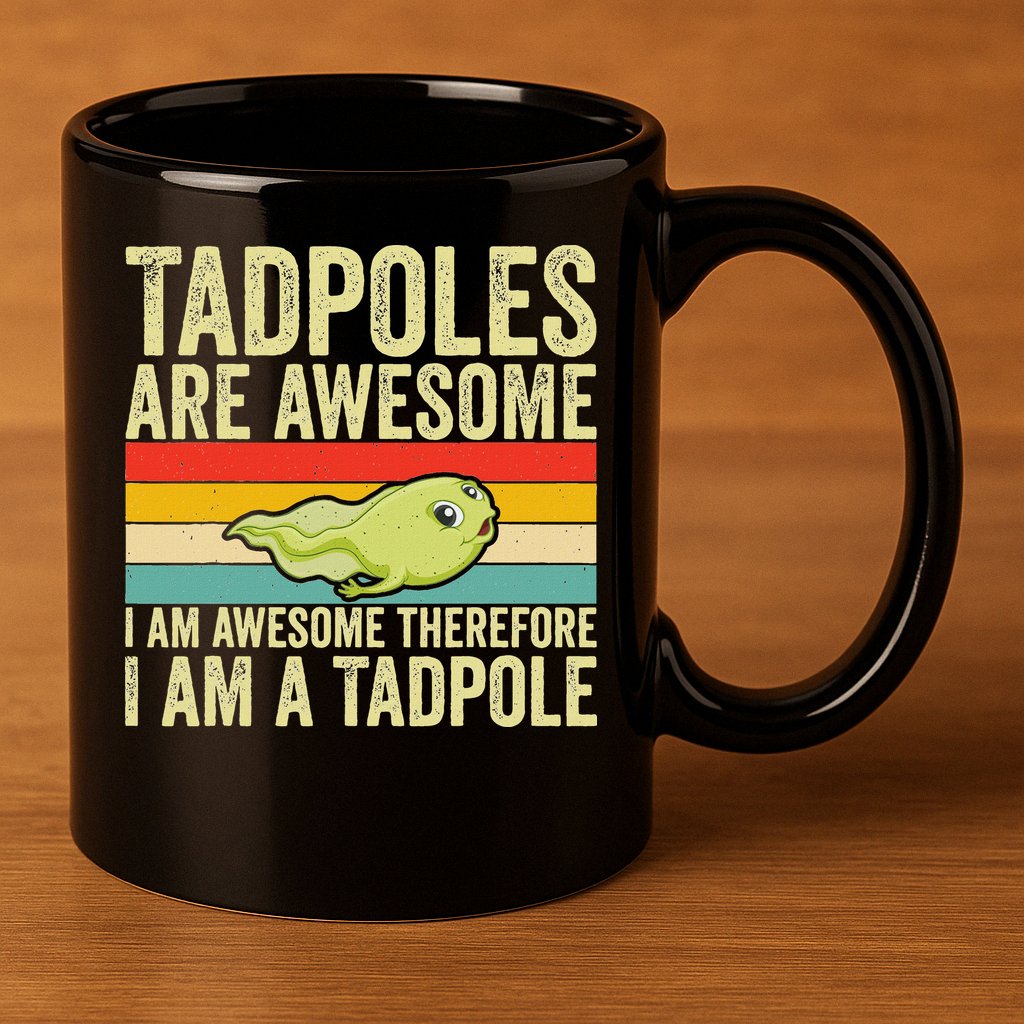 Frog Tadpole Lovers 11oz C Handle Ceramic Mug