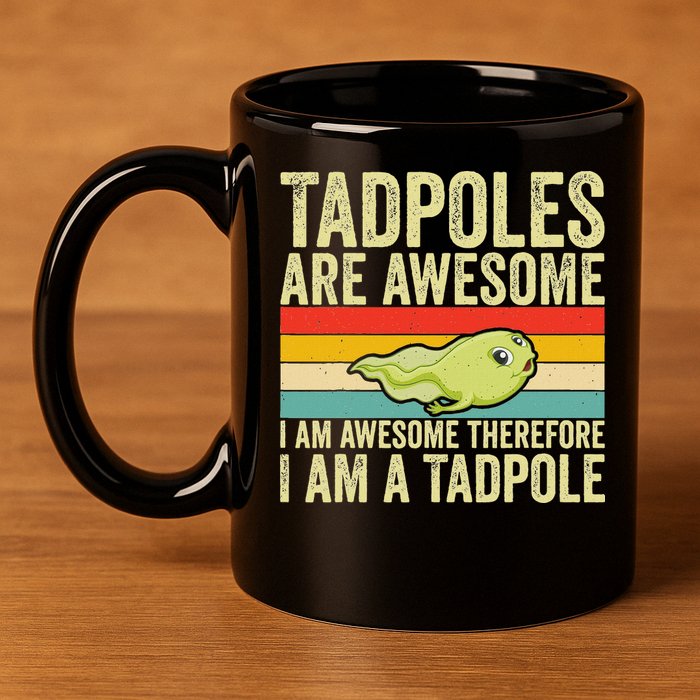 Frog Tadpole Lovers 11oz C Handle Ceramic Mug
