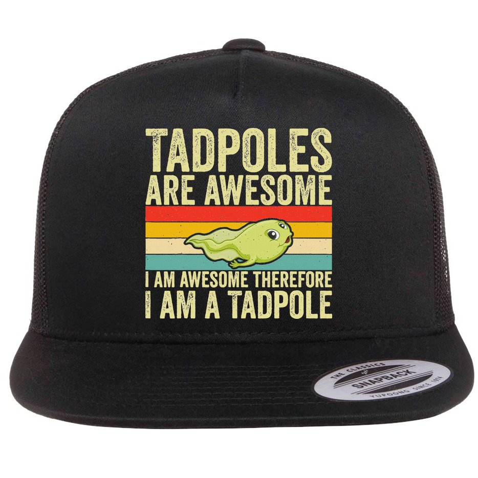 Frog Tadpole Lovers Flat Bill Trucker Hat