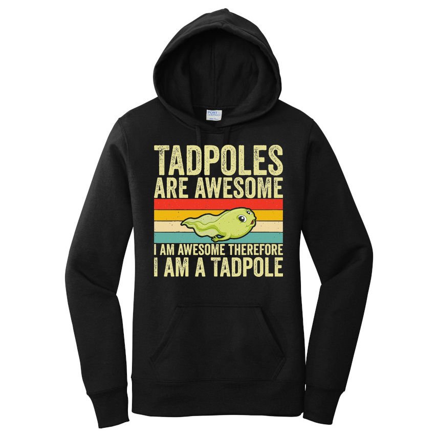 Frog Tadpole Lovers Women's Pullover Hoodie