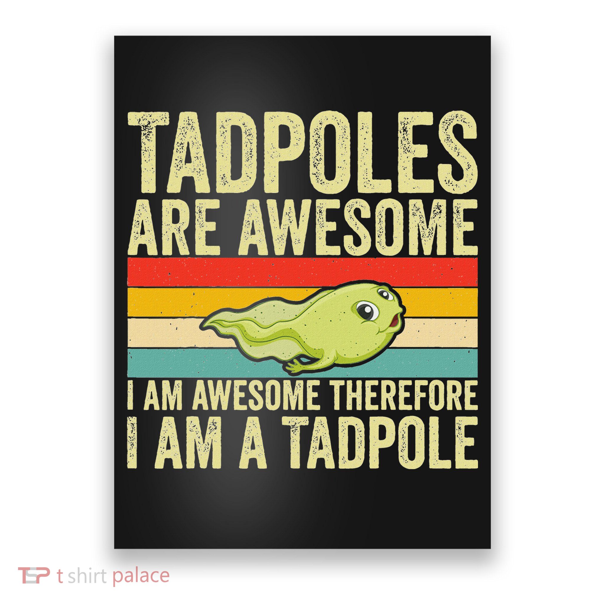 Frog Tadpole Lovers Poster