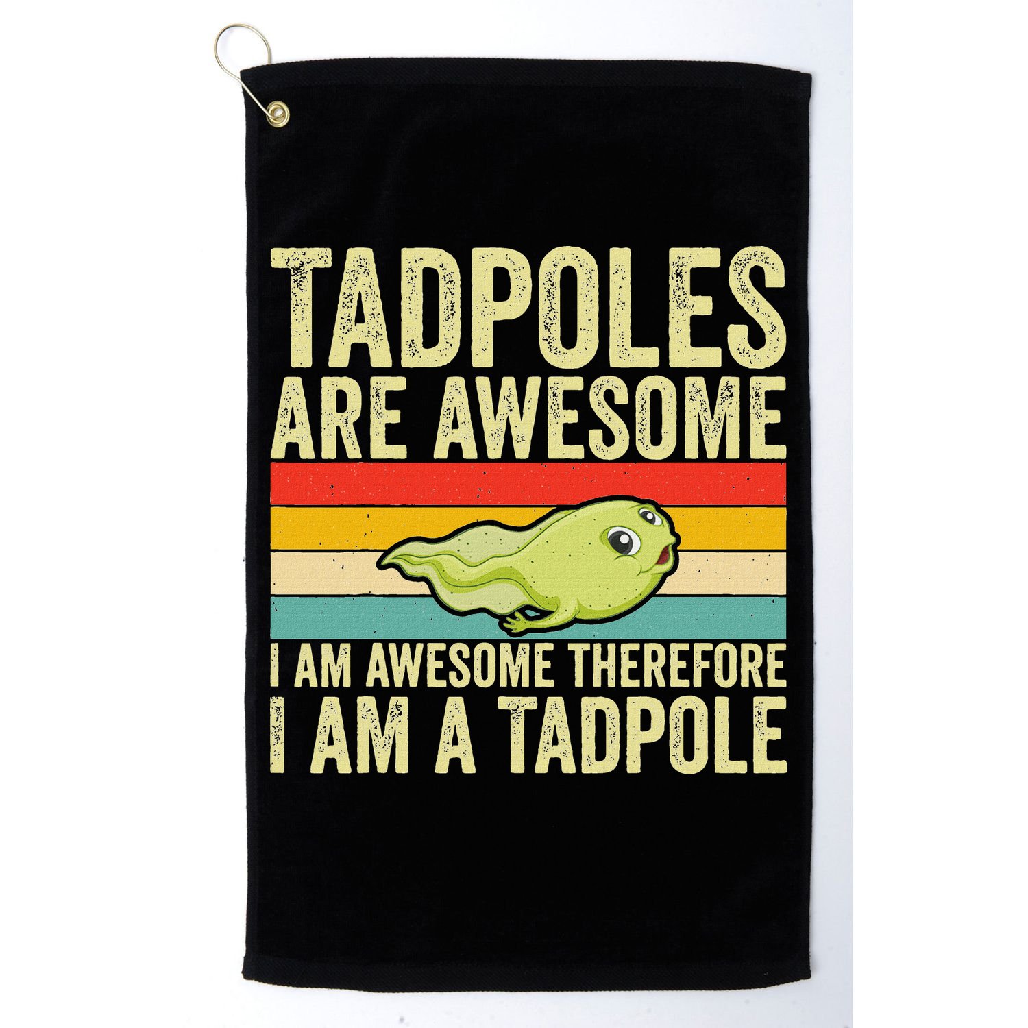 Frog Tadpole Lovers Golf Towel