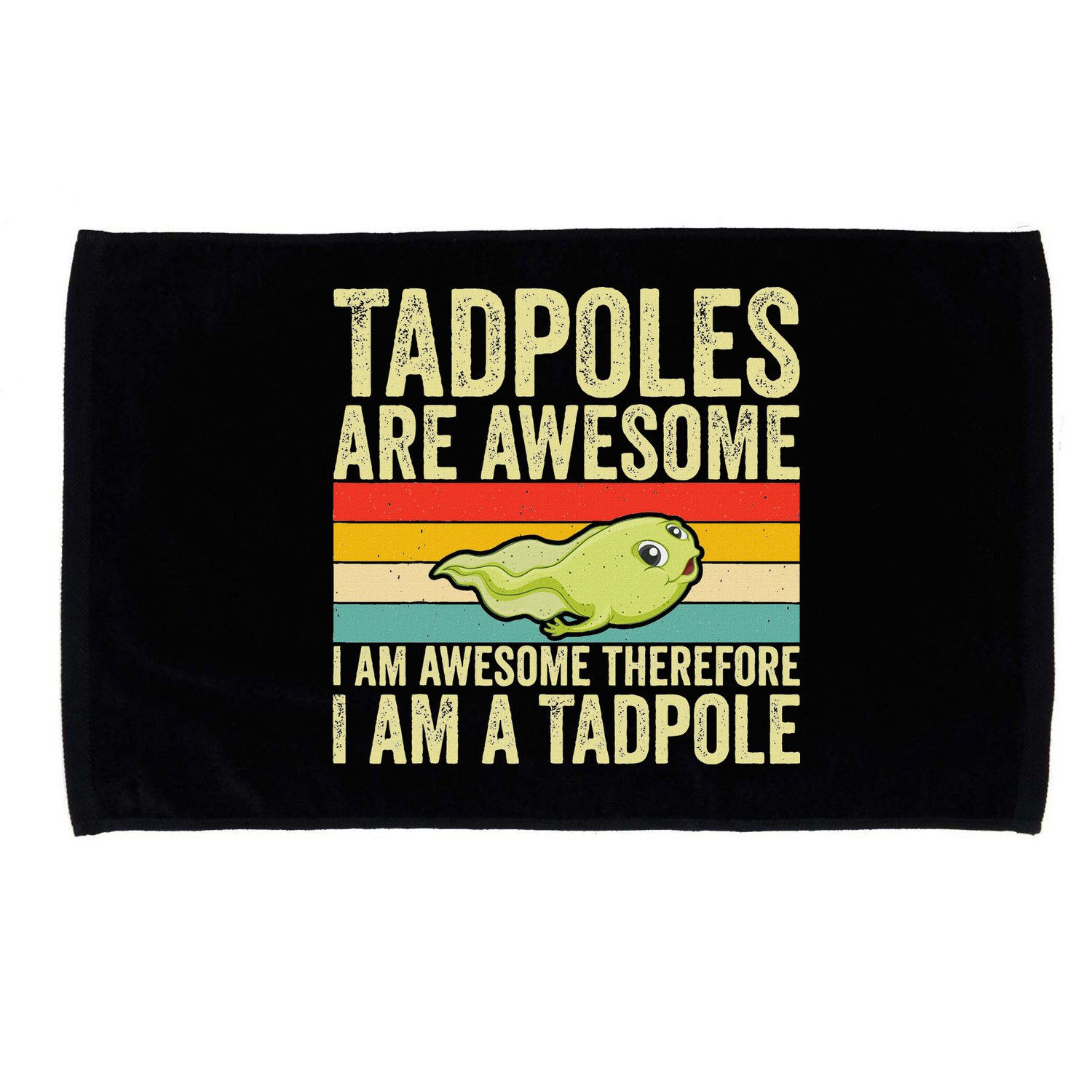 Frog Tadpole Lovers Microfiber Hand Towel