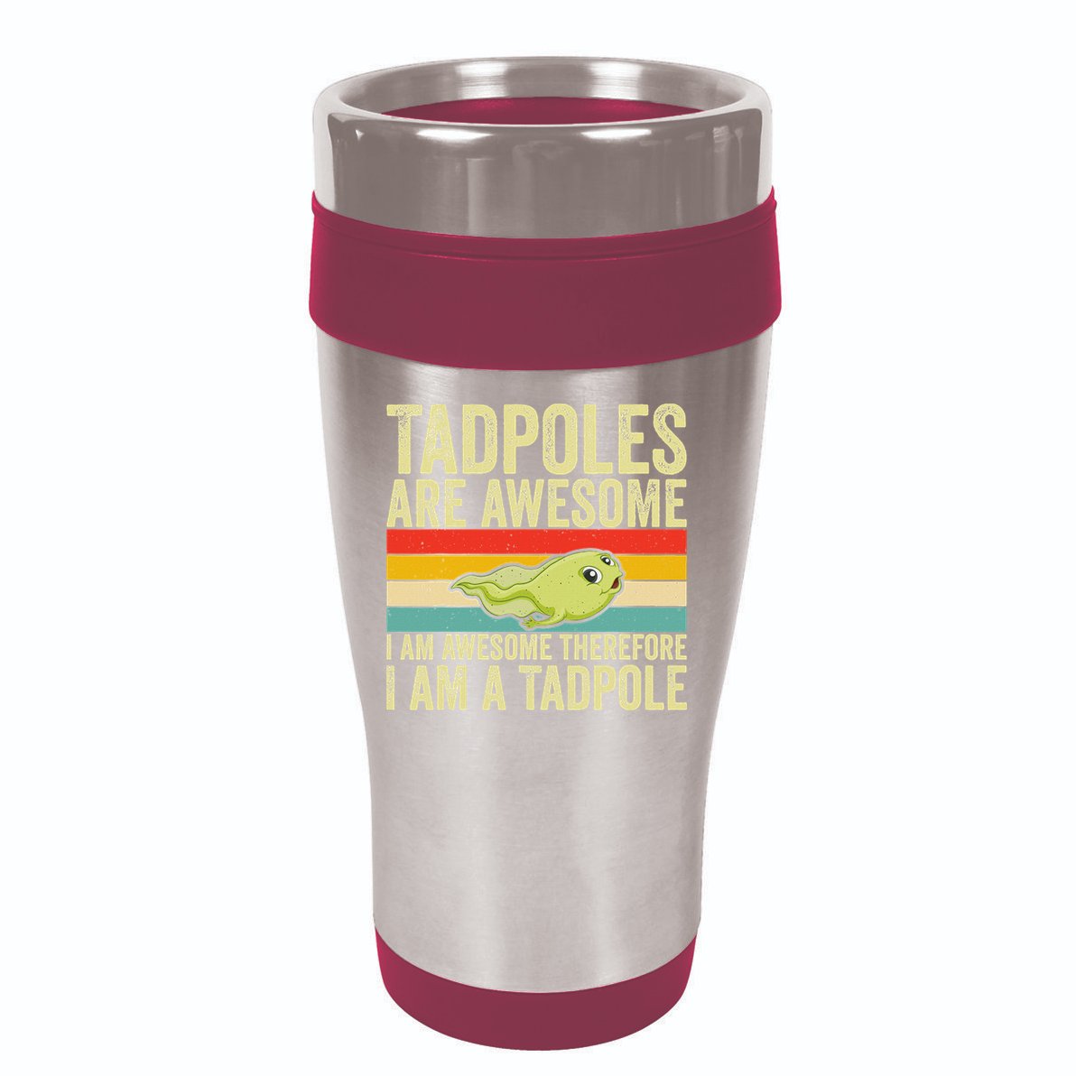Frog Tadpole Lovers 16oz Travel Tumbler
