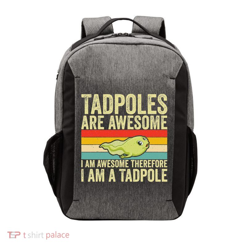 Frog Tadpole Lovers Vector Backpack