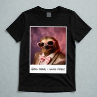 Funny Toe Licking Sloth Hell Yeah I Suck Toes T-Shirt