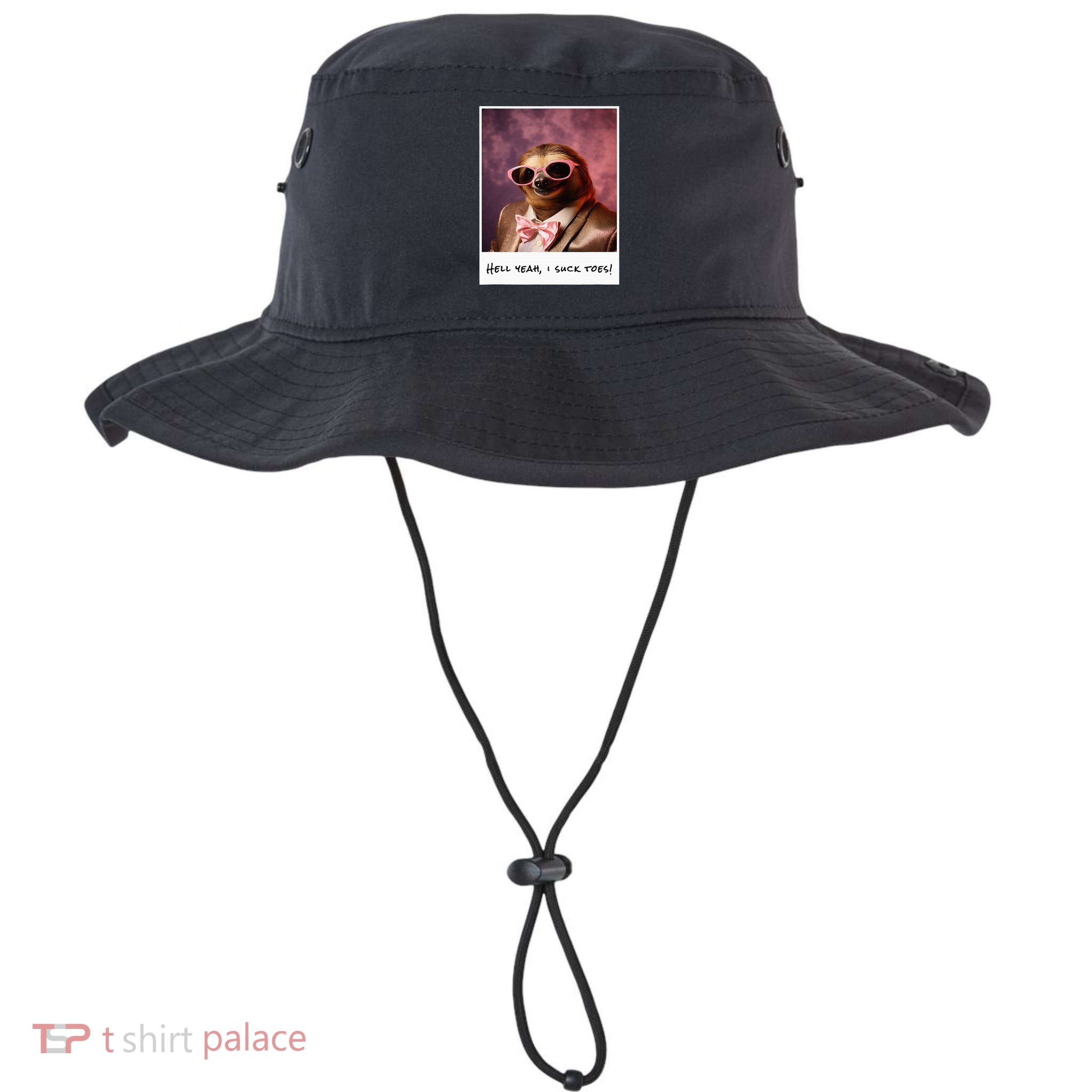 Funny Toe Licking Sloth Hell Yeah I Suck Toes Bucket Hat