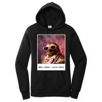 Funny Toe Licking Sloth Hell Yeah I Suck Toes Women's Pullover Hoodie