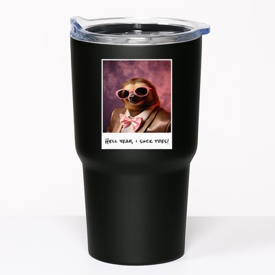 Funny Toe Licking Sloth Hell Yeah I Suck Toes Tumbler