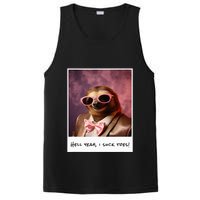 Funny Toe Licking Sloth Hell Yeah I Suck Toes PosiCharge Competitor Tank