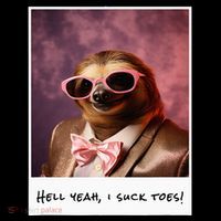 Funny Toe Licking Sloth Hell Yeah I Suck Toes Toddler Sweatshirt