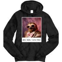 Funny Toe Licking Sloth Hell Yeah I Suck Toes Tie Dye Hoodie