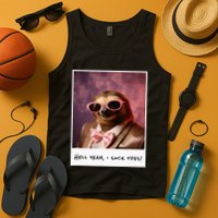 Funny Toe Licking Sloth Hell Yeah I Suck Toes Tank Top