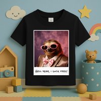 Funny Toe Licking Sloth Hell Yeah I Suck Toes Toddler T-Shirt