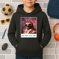 Funny Toe Licking Sloth Hell Yeah I Suck Toes Kids Hoodie