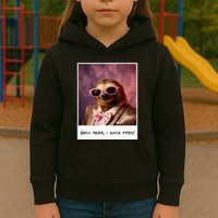 Funny Toe Licking Sloth Hell Yeah I Suck Toes Kids Hoodie