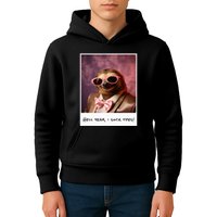 Funny Toe Licking Sloth Hell Yeah I Suck Toes Kids Hoodie